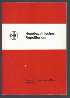 Imagen del vendedor de Homoopathisches Repetitorium a la venta por David M. Herr