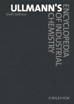 Bild des Verkufers fr Ullmann's Encyclopedia of Industrial Chemistry: 6th Edition in Print zum Verkauf von AHA-BUCH