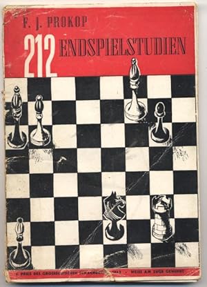 Image du vendeur pour 212 Endspielstudien. mis en vente par Johann Nadelmann Antiquariat