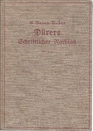 Seller image for Drers Schriftlicher Nachla in bersetzung und mit Erklrungn herausgegeben von G.A.Weber for sale by Antiquariat Lcke, Einzelunternehmung