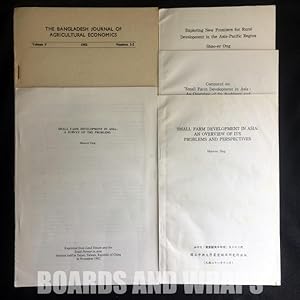 Small Farm Development in Asia Collection of 5 pamphlets from the Bangladesh Journal of Agricultu...