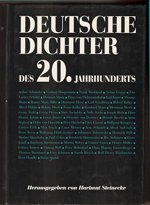 Bild des Verkufers fr Deutsche Dichter des 20. Jahrhunderts. zum Verkauf von Antiquariat Neue Kritik