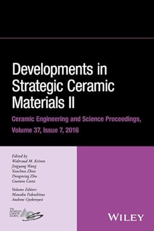 Seller image for Developments in Strategic Ceramic Materials II : Issue 7 for sale by GreatBookPrices