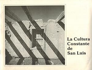 Seller image for La cultura constante de San Luis for sale by Sabino Books