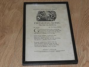 Seller image for Dolmen Press Ballad Sheets 1 Drinking Song from Seadna. Words by Joy Rudd. Air: The Rakes of Mallow for sale by Dublin Bookbrowsers