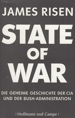Bild des Verkufers fr State of War Die geheime Geschichte der CIA und der Bush-Administration zum Verkauf von Leipziger Antiquariat