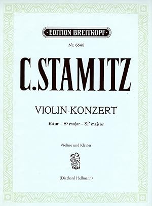Violin Konzert B dur [Bb Major] - FULL SCORE & VIOLIN PART