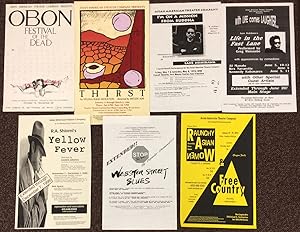 [Posters for seven different plays]