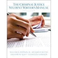 Seller image for The Criminal Justice Student Writer's Manual for sale by eCampus