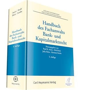 Bild des Verkufers fr Handbuch des Fachanwalts Bank- und Kapitalmarktrecht zum Verkauf von primatexxt Buchversand
