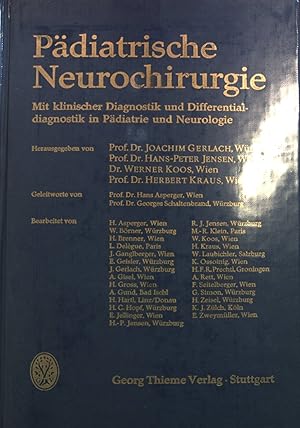 Imagen del vendedor de Pdiatrische Neurochirurgie. a la venta por books4less (Versandantiquariat Petra Gros GmbH & Co. KG)