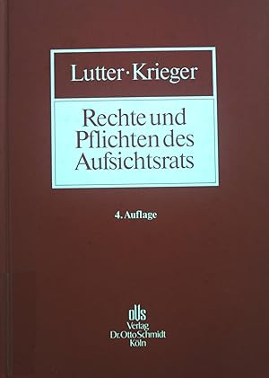 Bild des Verkufers fr Rechte und Pflichten des Aufsichtsrats. zum Verkauf von books4less (Versandantiquariat Petra Gros GmbH & Co. KG)