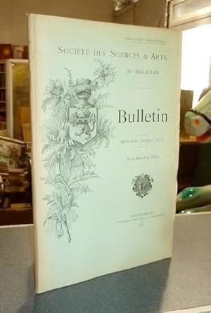 Société des Sciences & Arts du Beaujolais, Bulletin Avril-Mai-Juin 1914. Quinzième année - N° 56