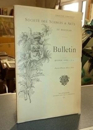 Société des Sciences & Arts du Beaujolais, Bulletin Janvier-Février-Mars 1914. Quinzième année - ...