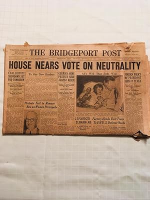 The Bridgeport Post [VINTAGE Thursday November 13, 1941]