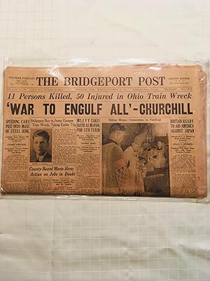The Bridgeport Post [VINTAGE Monday, November 10, 1941]