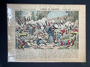 GUERRE DU TONG-KING-COMBAT DE NAM-DINH-19 JUILLET 1883-IMAGE D'EPINAL