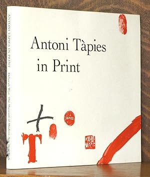 Bild des Verkufers fr Antoni Tapies in Print zum Verkauf von Andre Strong Bookseller