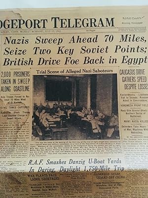 The Bridgeport Telegram: Monday Morning, July 13, 1942 [VINTAGE 1942]