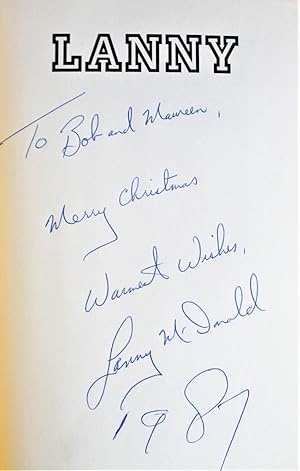 Seller image for Lanny. INSCRIBED COPY. for sale by Ken Jackson