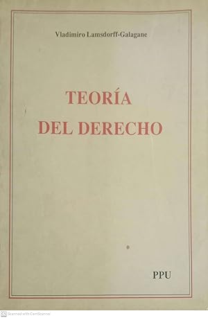 Imagen del vendedor de Teora del derecho a la venta por Llibres Capra