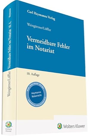 Seller image for Vermeidbare Fehler im Notariat for sale by primatexxt Buchversand