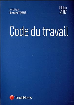 Image du vendeur pour code du travail (dition 2017) mis en vente par Chapitre.com : livres et presse ancienne