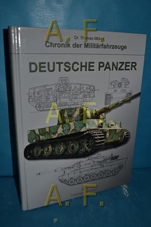 Image du vendeur pour Deutsche Panzer. Chronik der Militrfahrzeuge, Brandenburgisches Verlagshaus mis en vente par Antiquarische Fundgrube e.U.