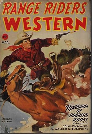 Seller image for RANGE RIDERS WESTERN: March, Mar. 1947 for sale by Books from the Crypt