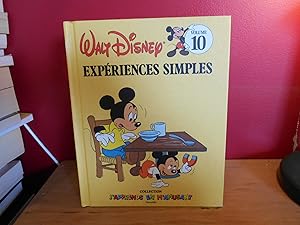 Seller image for WALT DISNEY JAPPRENDS EN MAMUSANT VOLUME 10 EXPERIENCES SIMPLES for sale by La Bouquinerie  Dd