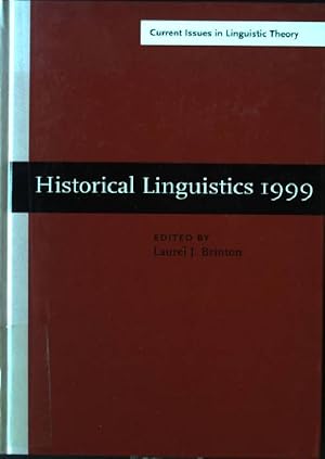 Image du vendeur pour Historical Linguistics 1999: Selected Papers from the 14th International Conference on Historical Linguistics, Vancouver, 9-13 August 1999 Current Issues in Linguistic Theory, Band 215 mis en vente par books4less (Versandantiquariat Petra Gros GmbH & Co. KG)