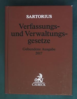 Bild des Verkufers fr Verfassungs- und Verwaltungsgesetze : Textausgabe. zum Verkauf von books4less (Versandantiquariat Petra Gros GmbH & Co. KG)