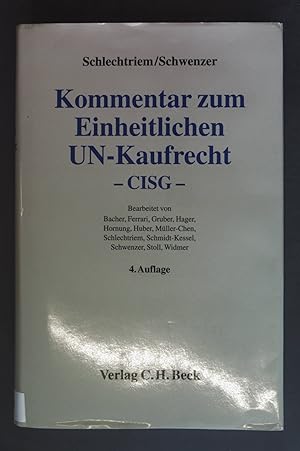 Seller image for Kommentar zum einheitlichen UN-Kaufrecht : das bereinkommen der Vereinten Nationen ber Vertrge ber den internationalen Warenkauf ; CISG. for sale by books4less (Versandantiquariat Petra Gros GmbH & Co. KG)