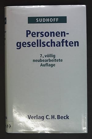 Bild des Verkufers fr Personengesellschaften. zum Verkauf von books4less (Versandantiquariat Petra Gros GmbH & Co. KG)