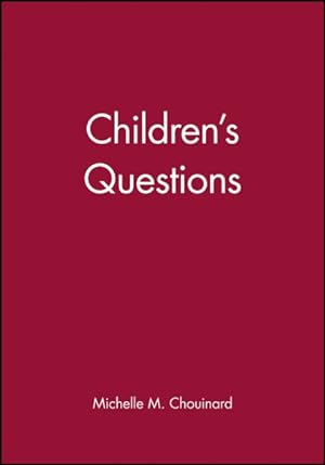 Seller image for Children's Questions : A Mechanism for Cognitive Development for sale by GreatBookPrices