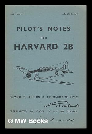 Seller image for Pilot's Notes for Harvard 2B for sale by MW Books Ltd.