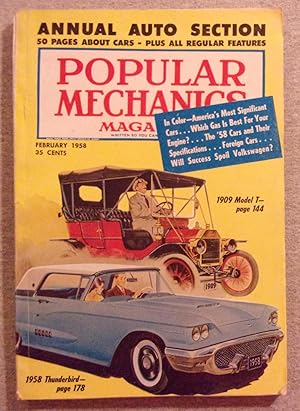 Imagen del vendedor de Popular Mechanics Magazine, February 1958, Volume 109, Number 2 a la venta por Book Nook