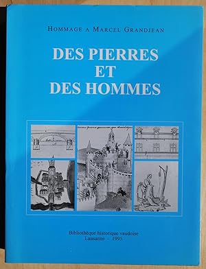 Bild des Verkufers fr Des pierres et des hommes. Matriaux pour une histoire de l'art monumental rgional. Hommage  Marcel Grandjean. zum Verkauf von ShepherdsBook