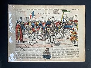 ENTREE DE LA COLONNE DU LIEUTENANT-COLONEL BONNIER A TOMBOUCTOU (10 JANVIER 1894)-IMAGERIE D'EPIN...