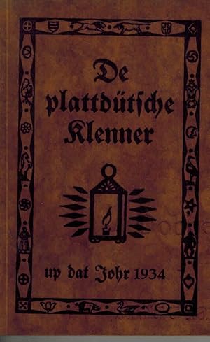 De plattdütsche Klenner up dat Johr 1934.