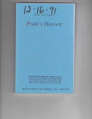 Seller image for PRIDE'S HARVEST. for sale by Monroe Stahr Books