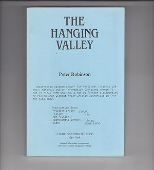 Imagen del vendedor de THE HANGING VALLEY. a la venta por Monroe Stahr Books