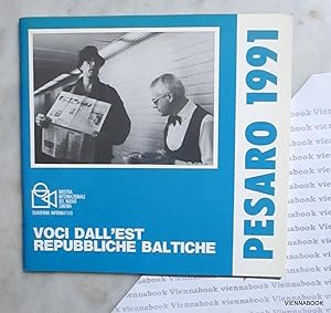 27. Mostra internazionale del nuovo cinema. Voci dall'Est Repubbliche Baltiche, Pesaro 11-19 Giug...