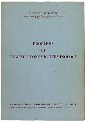 PROBLEMS OF ENGLISH ECONOMIC TERMINOLOGY.: