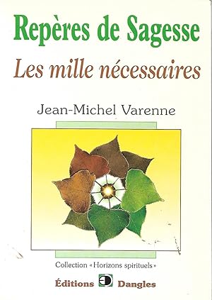 Imagen del vendedor de Repres de Sagesse - Les mille ncessaires ouvrage publi sous la direction de Marie-Batrice Jehl a la venta por LES TEMPS MODERNES