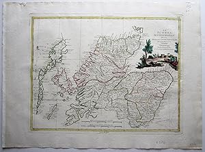 La Scozia settentrionale divisa Nelle Sue Contee Particolari.