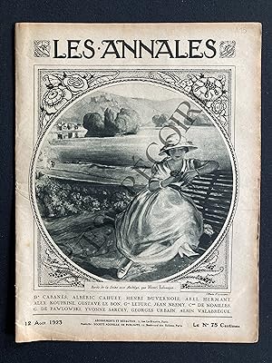 LES ANNALES-12 AOUT 1923