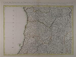 Carte des Royaumes de Portugal et d'Algarve, Dressée sur les Memorires Topographiques de D. Vasqu...