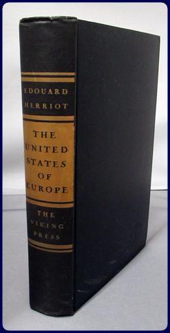Seller image for THE UNITED STATES OF EUROPE for sale by Parnassus Book Service, Inc