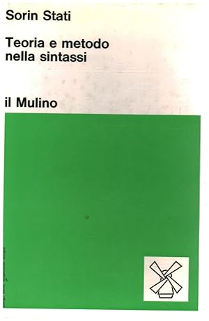 Immagine del venditore per Teoria e metodo della sintassi venduto da Di Mano in Mano Soc. Coop